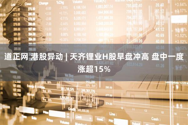 道正网 港股异动 | 天齐锂业H股早盘冲高 盘中一度涨超15%